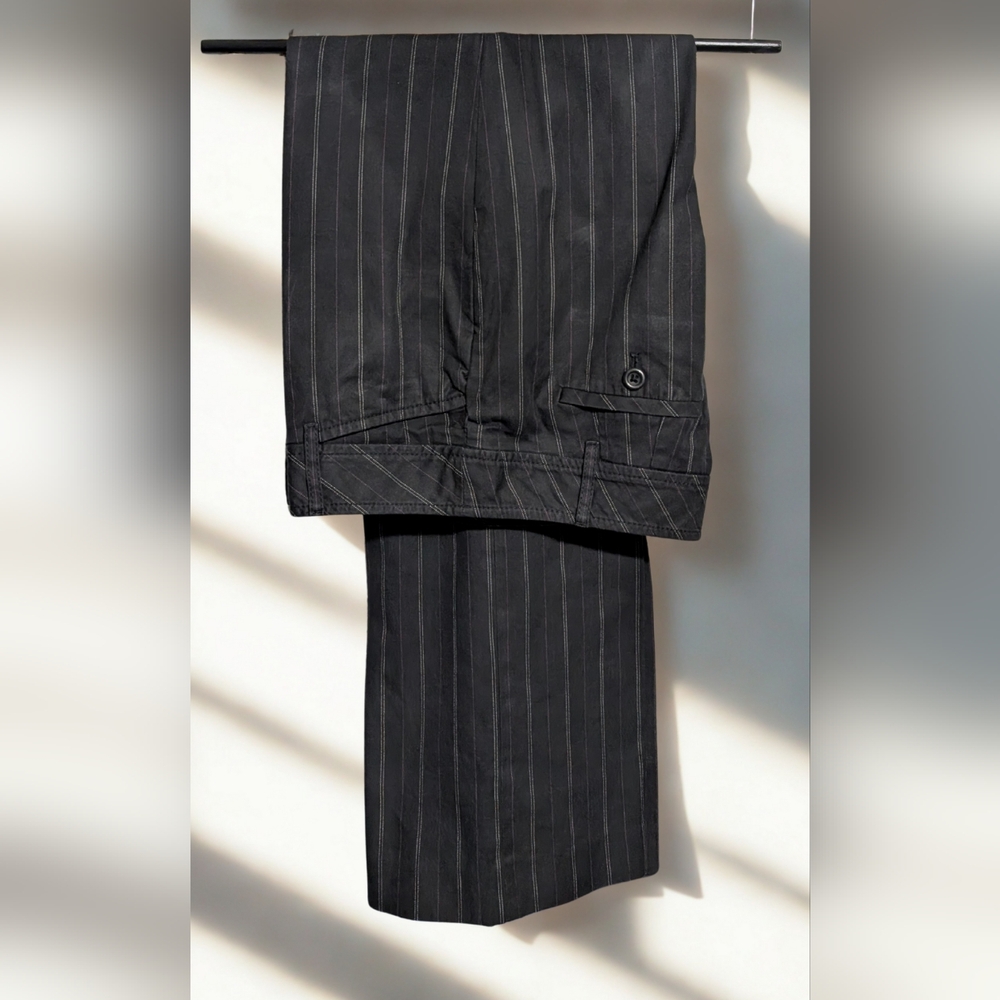 Ann Taylor LOFT Petites Black Pinstripe Dress Pants – Size 4P